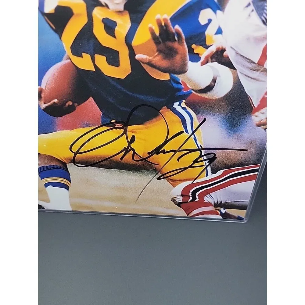 Eric Dickerson Autographed 8x10 Photo‎ With Coa